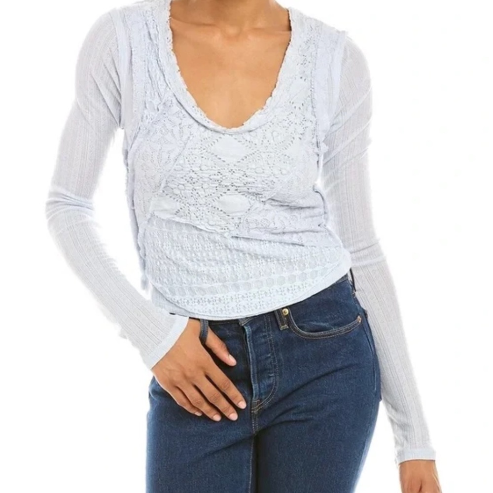 FREE PEOPLE| LACE TAYLOR TOP